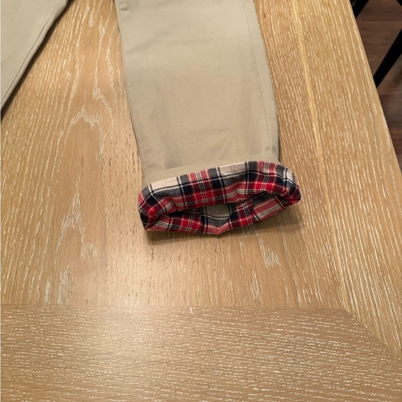 Fleeced lined Jcrew khakis - Picture 2 of 4